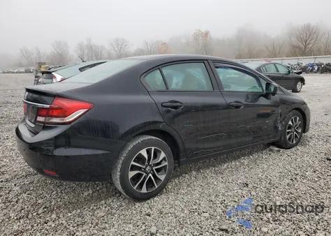2015 Honda Civic Ex from USA, damaged, VIN 19XFB2F80FE033447